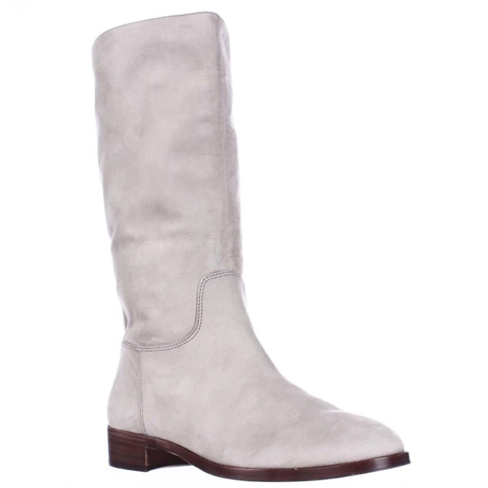 Via Spiga Leather mid Calf Slouch Bootie